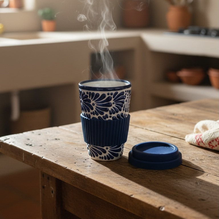 Vaso térmico de Talavera “Suspiro”