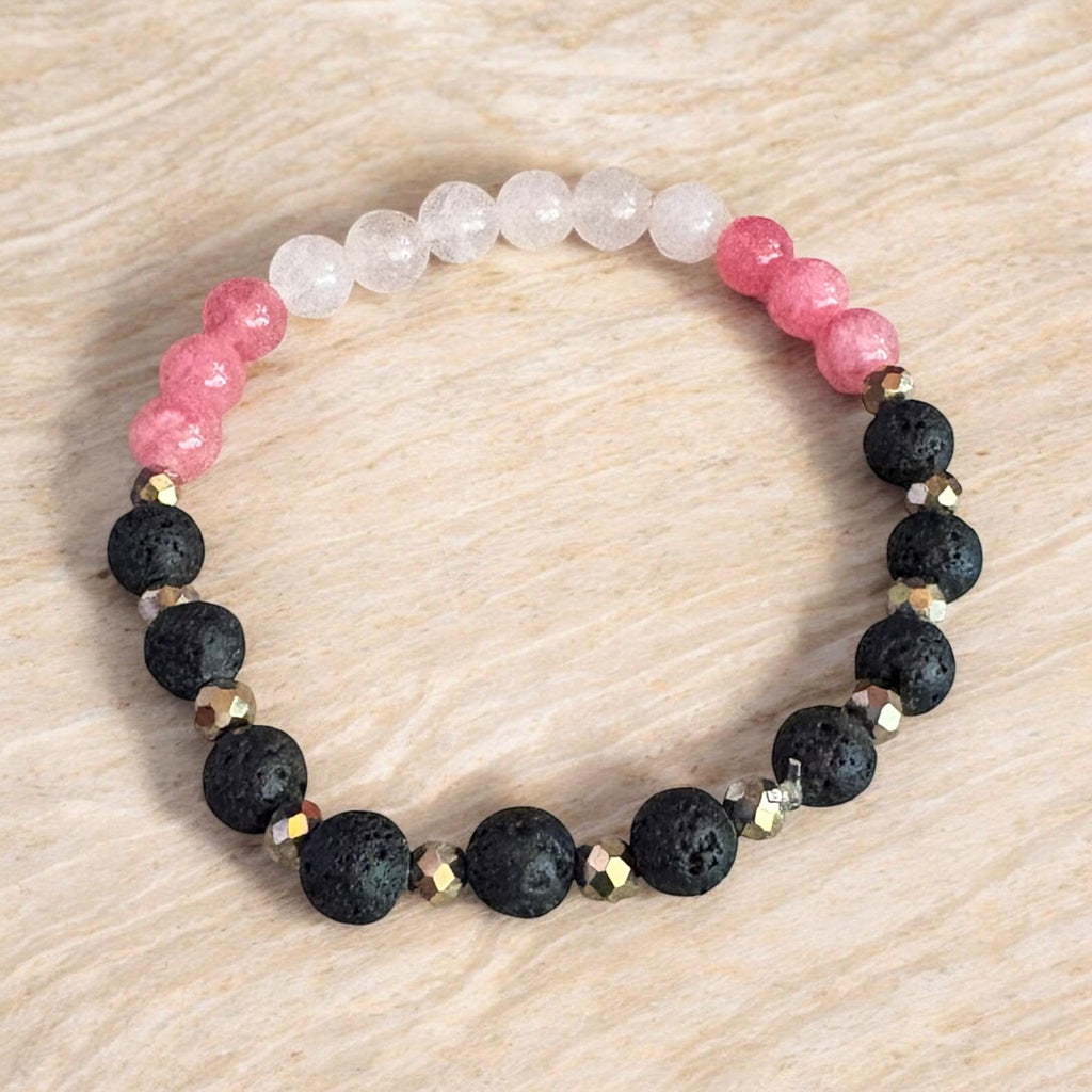 Pulsera Volcán & Ágata — Energía en equilibrio