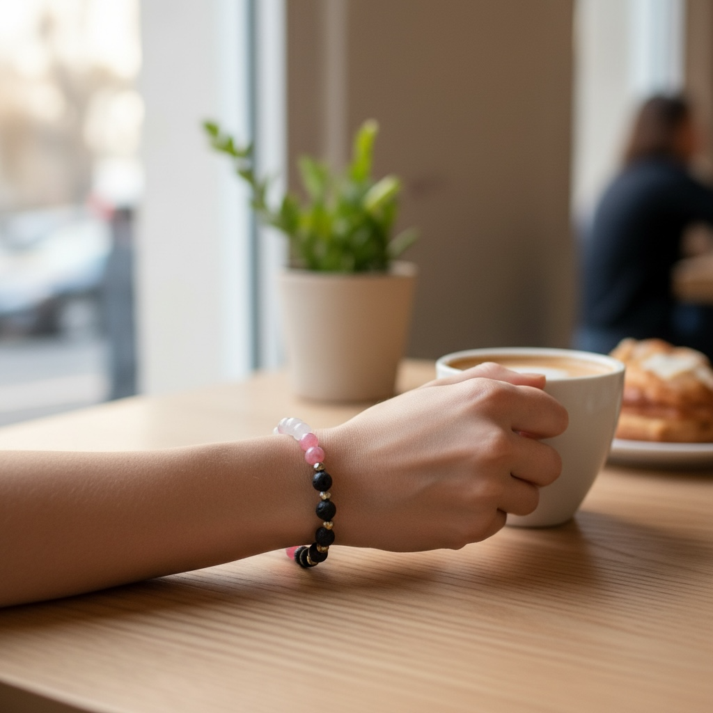 Pulsera Volcán & Ágata — Energía en equilibrio
