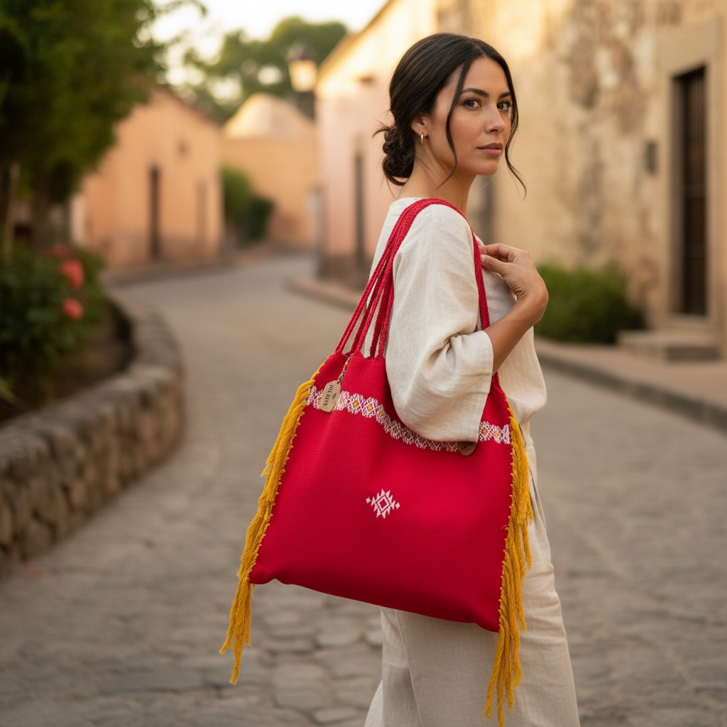 Bolsa Tote Alondra · Telar de Cintura