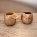 Set de 2 mezcaleros de barro rojo hechos a mano en Oaxaca – Jaguar