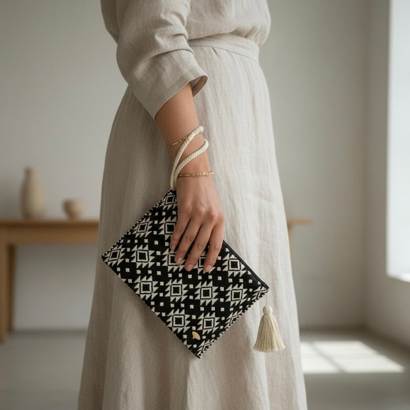 Sisal- Clutch artesanal