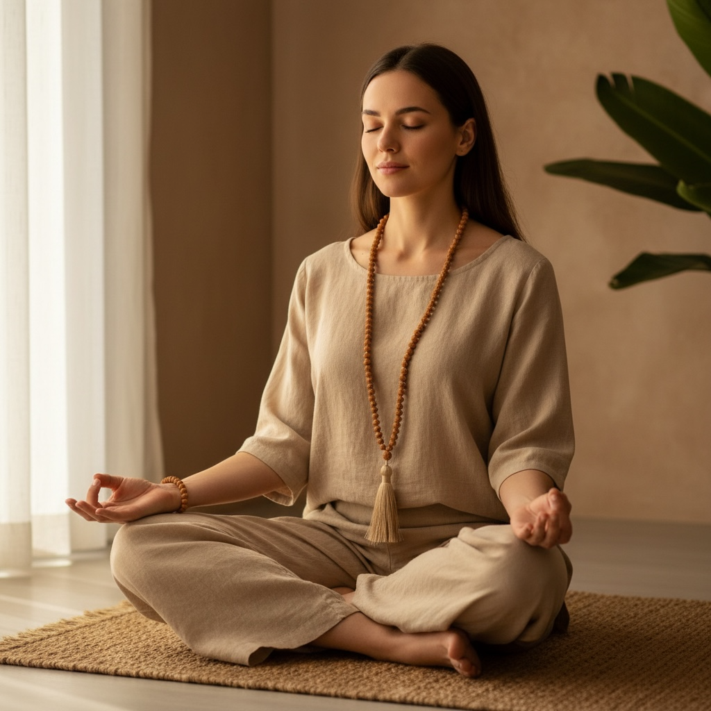 Mala Rudraksha · Sendero del Om